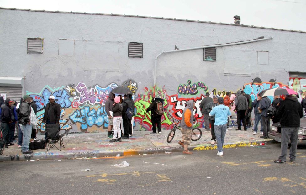 Graffiti artists gather for a yearly reunion along Paulding Avenue in the Allerton section. Photo by David Greene
