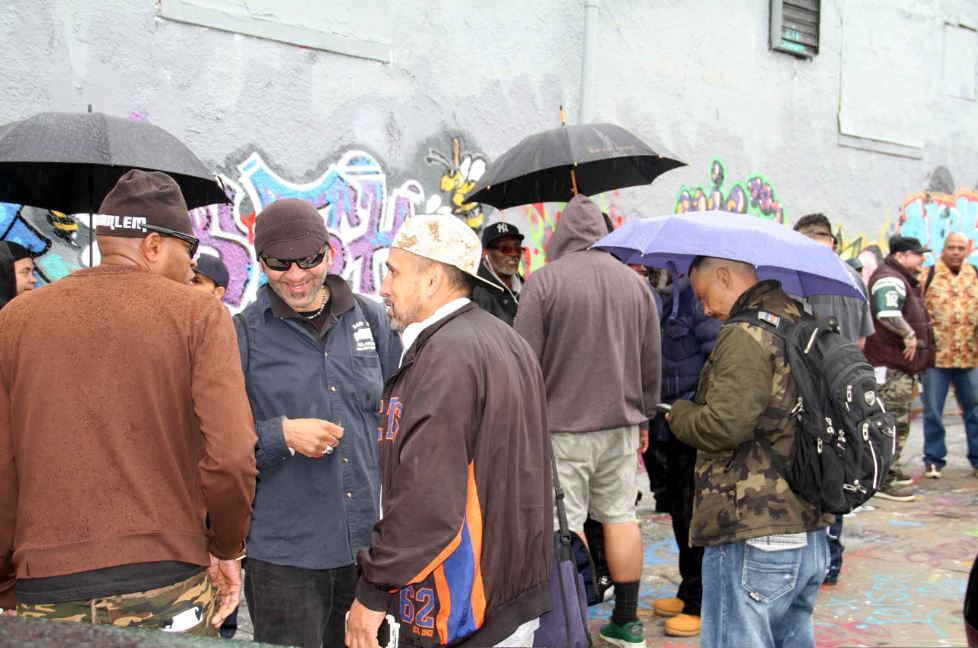 Graffiti artists from several states gather for a reunion in the Bronx. Photo by David Greene
