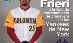 Ernesto Frieri, NY Yankees. Comité Olímpico Colombiano