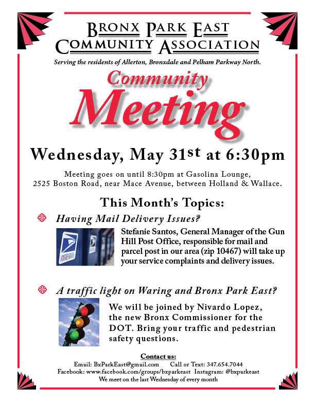 May 31st Community Meeting