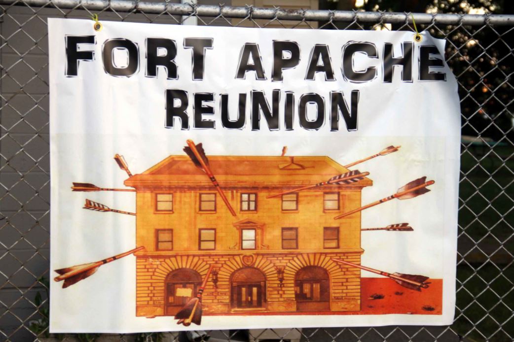  The name Fort Apache reportedly came from a cop answering the phone at the station-house used the tern in describing the police station as being under attack. Photo by David Greene 