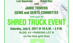 Shred Truck Event Hosted by Assemblyman Sepulveda and Senator Diaz – July 8th