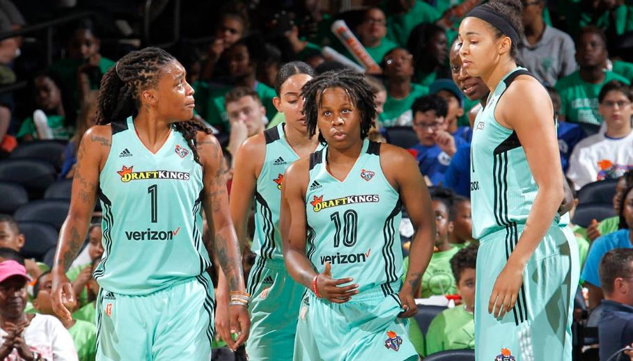 NY Liberty defeat Connecticut Sun, 96-80, on Camp Day in front of 17,443 at MSG.