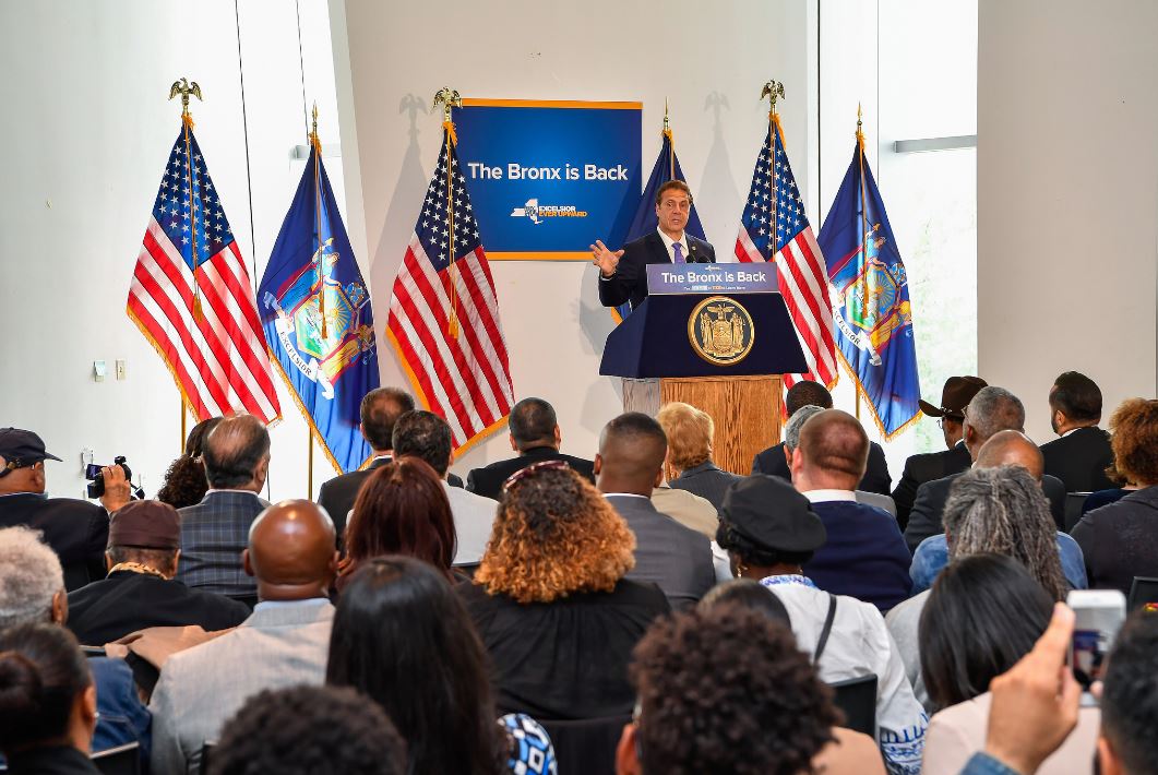 September 20, 2017-Bronx, NY- Governor Andrew M. Cuomo announces Bronx Civic 