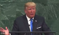Trump: "As President of the United States of America, I will ALWAYS put #AmericaFirst 🇺🇸 #UNGA" [Twitter] WH.Gov