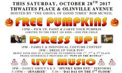 Thwaites Place Halloween Block Party Hosted by Bronx Park East Community Association – October 28