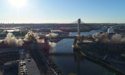 Energetic Felling of the Old Kosciuszko Bridge. Credit: Kevin P. Coughlin/Office of Governor Andrew M. Cuomo
