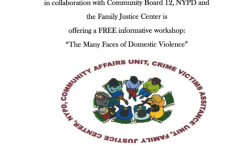 The Many Faces of Domestic Violence Workshop – October 19