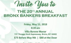 20th Annual Bronx Bankers Breakfast – May 11