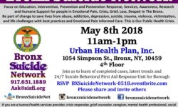 Bronx Suicide Network Meeting – May 8