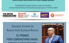 Senator Rivera’s NYS Budget Town Hall