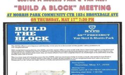 “Build a Block” Meeting: Sector A Morris Park & Van Nest – May 17th