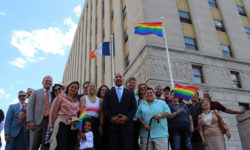 BP DIAZ & LGBTQ COMMUNITY RAISE THE RAINBOW FLAG AT THE BRONX COUNTY BUILDING TO CELEBRATE PRIDE MONTH