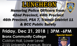 NYPD Appreciation Luncheon Invite – December 21