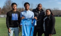 New York City FC Signs Academy Product Tayvon Gray Who Becomes First Bronx Native To Sign With NYCFC