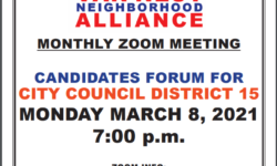 VNNA MARCH MONTHLY ZOOM MEETING—Candidates Forum for City Council District 15