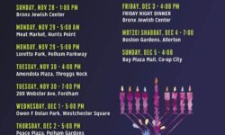 Bronx Menorah Lightings Hosted By The Bronx Jewish Center