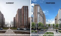 Photo rendering of the proposed project at Edenwald Houses/NYCHA